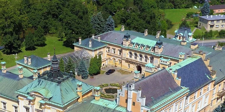 Luxusní apartmá na zámku ve Světlé nad Sázavou včetně prohlídky zámku