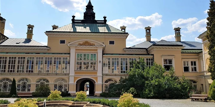 Luxusní apartmá na zámku ve Světlé nad Sázavou včetně prohlídky zámku