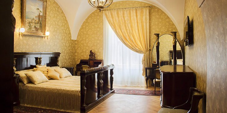 Luxusní apartmá na zámku ve Světlé nad Sázavou včetně prohlídky zámku