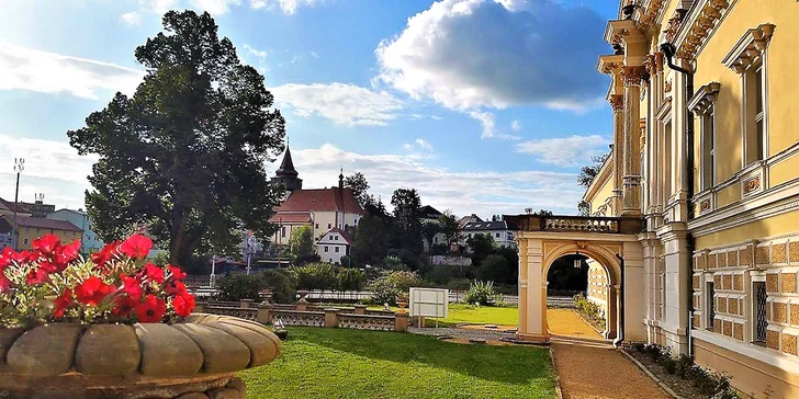 Luxusní apartmá na zámku ve Světlé nad Sázavou včetně prohlídky zámku