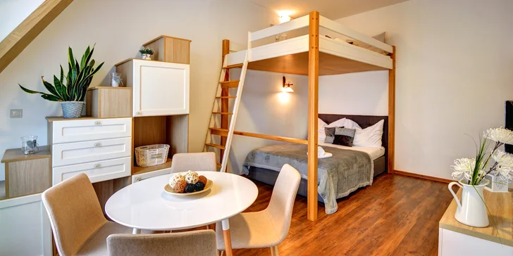 Dovolená v Třeboni: vybavené apartmány, případně i vlastní sauna nebo masáž