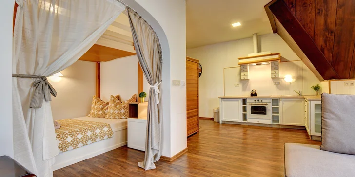 Dovolená v Třeboni: vybavené apartmány, případně i vlastní sauna nebo masáž