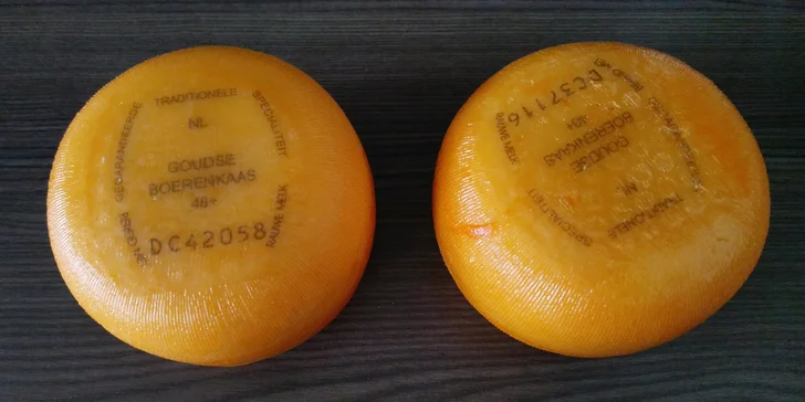 380 g farmářské baby goudy z kravského, kozího či ovčího mléka, klasika i ochucené druhy