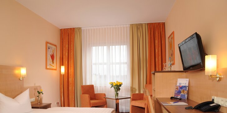 V páru či s rodinou za krásami Berlína: 3* Hotel Amber Econtel se snídaní a 200 m od stanice metra