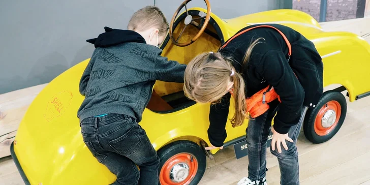 Muzeum šlapacích autíček Pedal Planet: vstupné pro děti, studenty či seniory, dospělé i celé rodiny