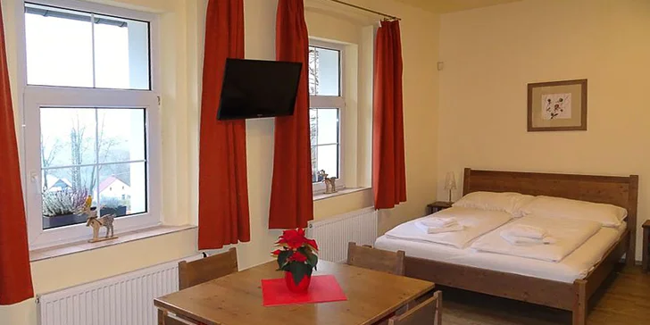 Apartmány ve stylovém penzionu v náruči Krušných hor se snídaněmi