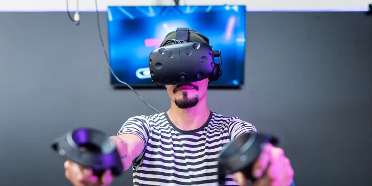 Chvíli v jiném světě: 30 nebo 60 min. ve virtuální realitě pro 1 či 2 hráče