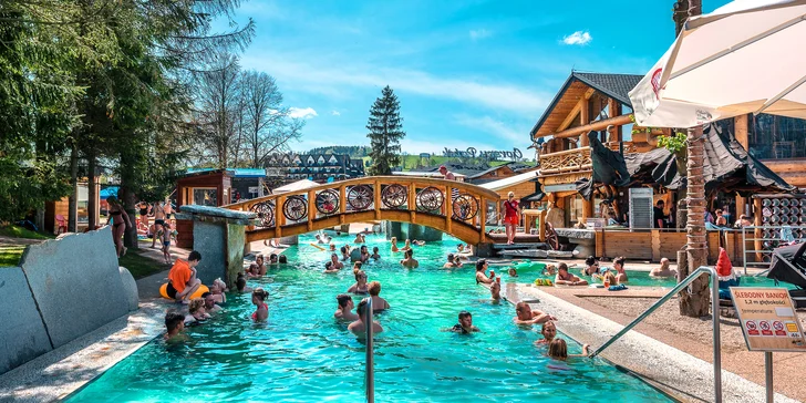 Moderní horský hotel u Zakopaného: snídaně a vstupy do termálů