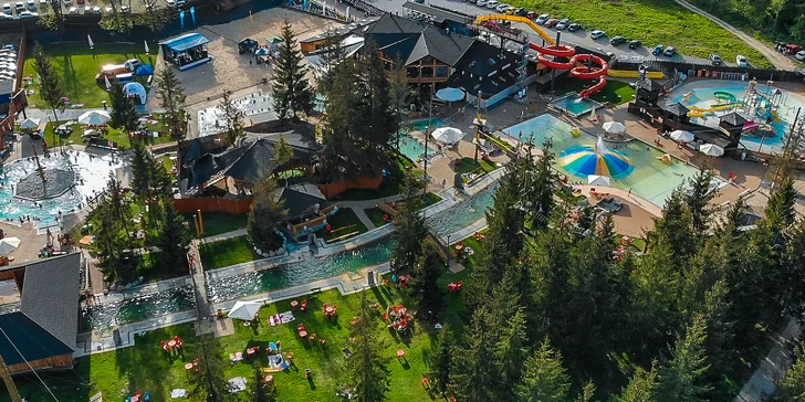 Moderní horský hotel u Zakopaného: snídaně a vstupy do termálů