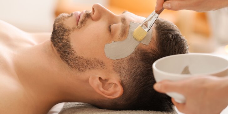 Kosmetická péče pro muže: čištění, peeling, masáž i kyslíková terapie pro zdravou pleť