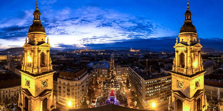 Na jeden den do adventní Budapešti: doprava busem, památky i nákupy na adventních trzích