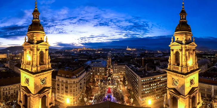 Adventní zájezd do metropolí na Dunaji: Bratislava, Budapešť a Vídeň, 2 noci ve 4* hotelu