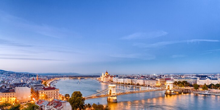 Odpočiňte si v Budapešti: 4* hotel se snídaní, termíny až do března 2022