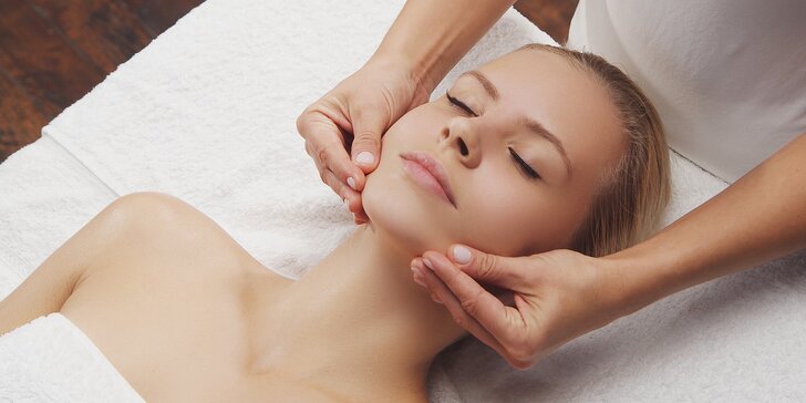 Relaxační kosmetické ošetření obličeje na bázi enzymatické regenerace