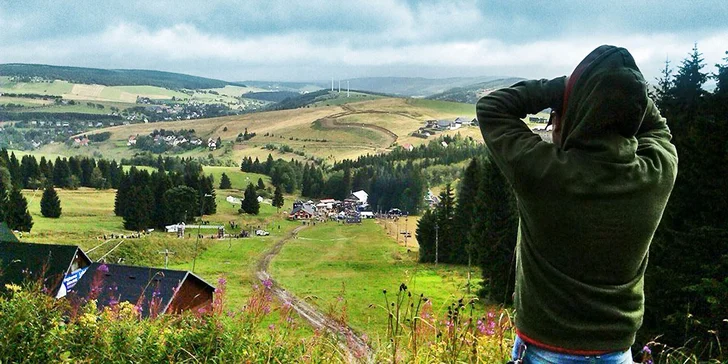 Krušné hory: pobyt u Božího Daru pro dva nebo rodinu s polopenzí a výlety