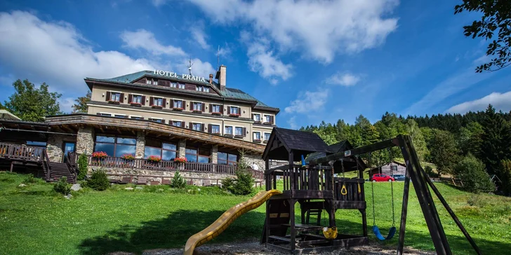 Dovolená v centru Špindlerova Mlýna: polopenze a neomezený relax ve wellness