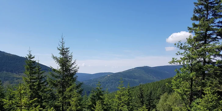 Božský pobyt v Krkonoších: polopenze a neomezený relax ve wellness pro dva