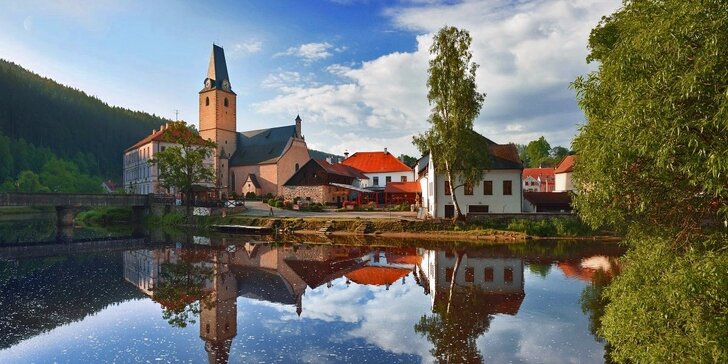 Romantika na jihu Čech se skvělým jídlem, možností wellness i kartou plnou výhod
