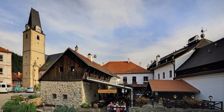 Romantika na jihu Čech se skvělým jídlem, možností wellness i kartou plnou výhod