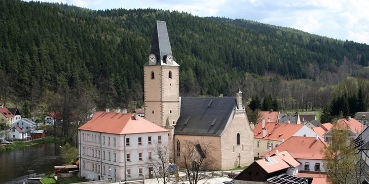 Romantický pobyt s polopenzí i wellness v jižních Čechách