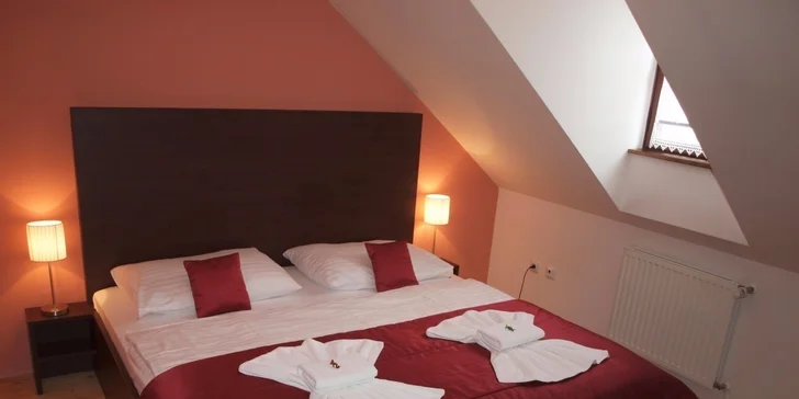 Romantický pobyt s polopenzí i wellness v jižních Čechách