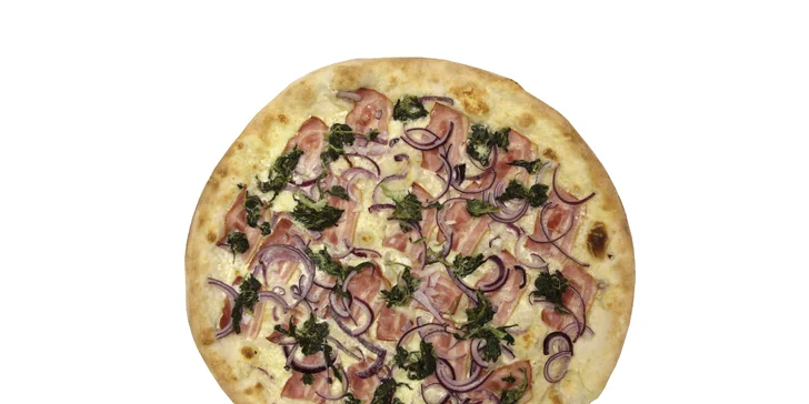 Poctivá porce a bohatý výběr: dvě delikátně křupavé pizzy