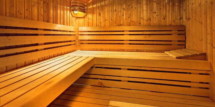 Hodina a půl relaxu ve Wellness Bory: finská sauna pro 2 osoby