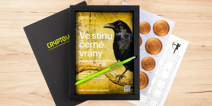 Online únikovka Ve stínu černé vrány pro chytré děti a jejich hravé rodiče