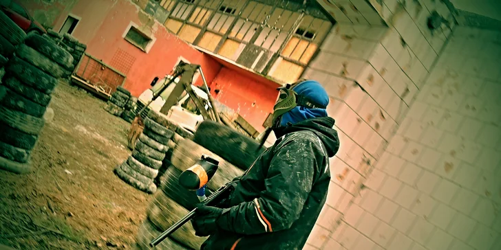 Paintballová přestřelka bez časového limitu na nově otevřeném hřišti