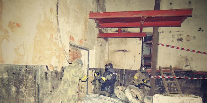 Paintballová přestřelka bez časového limitu na nově otevřeném hřišti