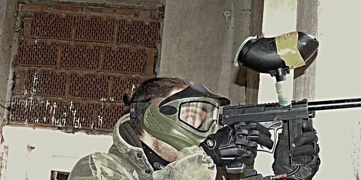 Paintballová přestřelka bez časového limitu na nově otevřeném hřišti