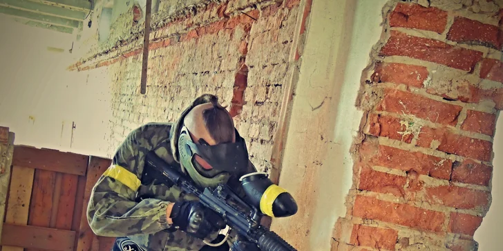 Paintballová přestřelka bez časového limitu na nově otevřeném hřišti
