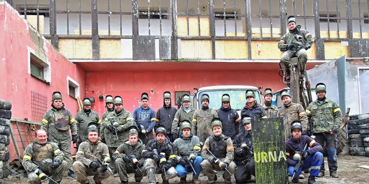 Paintballová přestřelka bez časového limitu na nově otevřeném hřišti