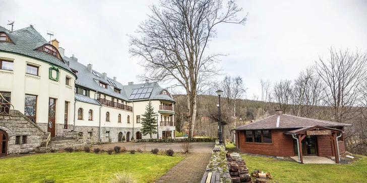Wellness pobyt v polských Krkonoších: relax i lyžování, polopenze a sleva na spa procedury