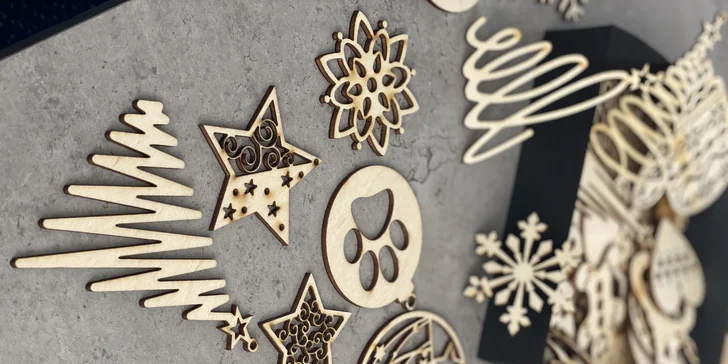 iQFABLAB: Vánoční laser Workshop - Výroba ozdob