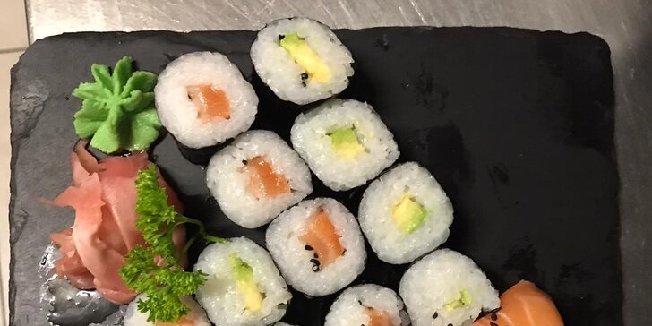 Otevřený voucher do Melong Sushi Bar v Táboře: 500 či 1000 Kč na jídlo i nápoje