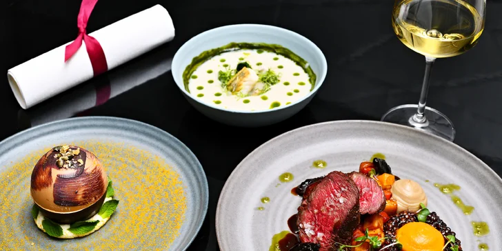 Jídlo připravené před vašimi zraky: 4chodové menu, vinné párování a nealko
