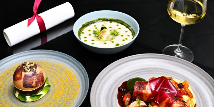 Jídlo připravené před vašimi zraky: 4chodové menu, vinné párování a nealko