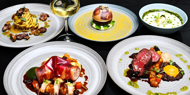 Jídlo připravené před vašimi zraky: 4chodové menu, vinné párování a nealko
