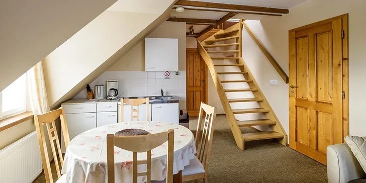 Plně vybavené apartmány až pro 5 os. na lyžařském svahu na Trojáku