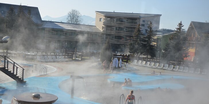 Pobyt pro dva i celou rodinu ve Vodním parku Bešeňová s termálními bazény