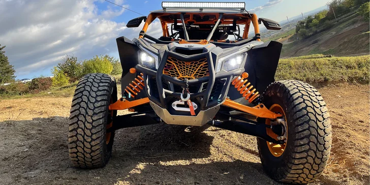 Spolujízda v dakarské buggy Can-Am Maverick na autokrosové i motokrosové trati
