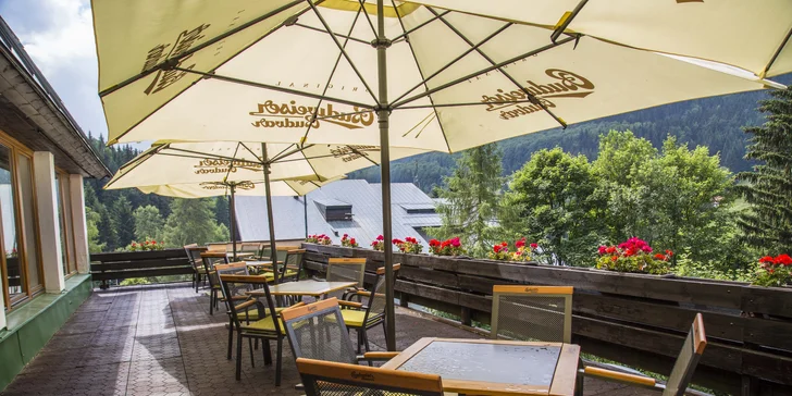 Jaro nebo léto v Harrachově: polopenze a light all inclusive na nápoje