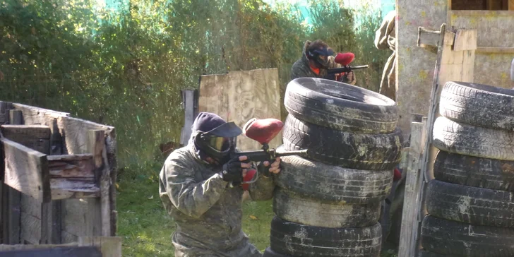 Vstup na paintballové hřiště na neomezenou dobu a zapůjčení zbraně i vybavení