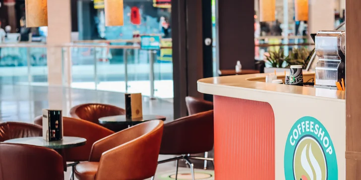 Otevřený voucher do Coffeeshop Company v Galerii Harfa: 250 či 500 Kč na kávu, čaje, limonádu i bagely či dorty