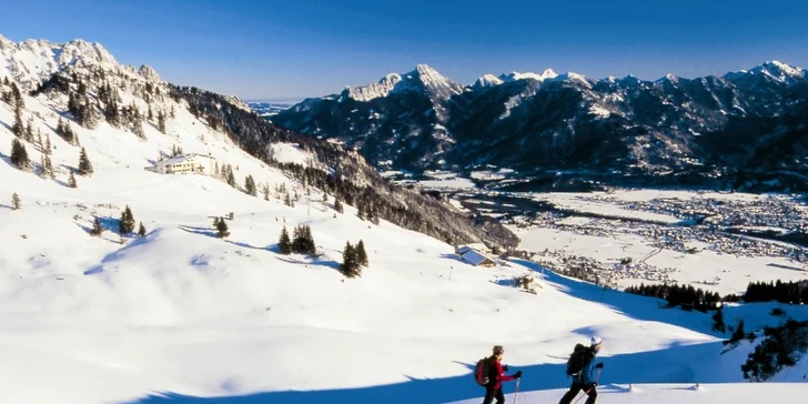 Dovolená v Alpách pro dva. 4* hotel s wellness