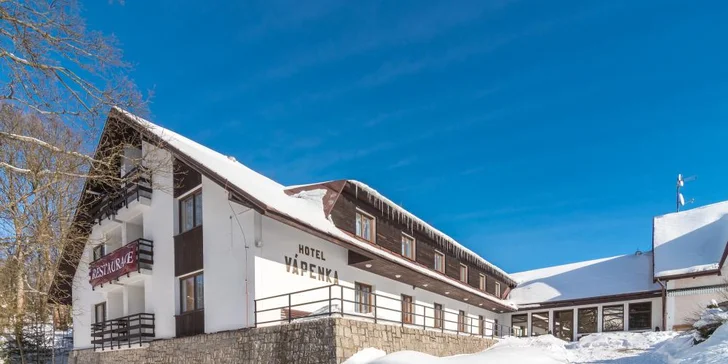 Zimní pobyt v Krkonoších v hotelu s polopenzí