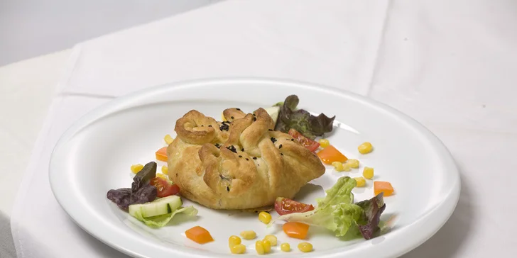 Tříchodová vegetariánská večeře pro dva