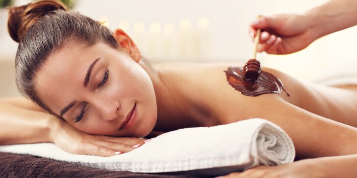 Čokoládová či relaxační masáž: 45, 60 či 80 minut blaha pro vaše záda, šíji, ruce i nohy