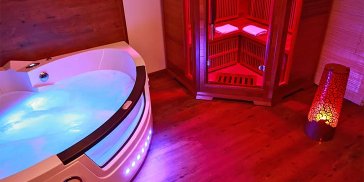 Pronájem privátního wellness apartmánu pro 2 osoby na 2 nebo 3 hodiny